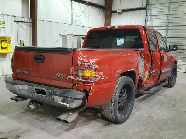 2GCEC19T011395724 - 2001 CHEVROLET SILVERADO RED photo 4