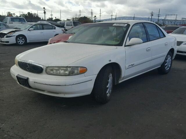 2G4WS52J521272005 - 2002 BUICK CENTURY CU WHITE photo 2