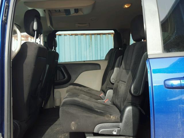 2C4RDGCG8DR782282 - 2013 DODGE GRAND CARA BLUE photo 6