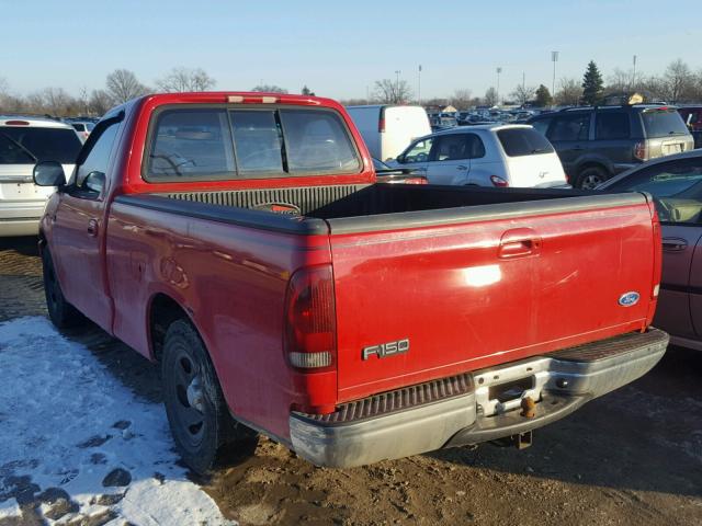 2FTDF172XVCA26912 - 1997 FORD F150 RED photo 3