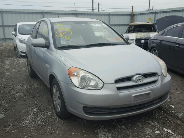 KMHCM3AC7AU154805 - 2010 HYUNDAI ACCENT BLU SILVER photo 1