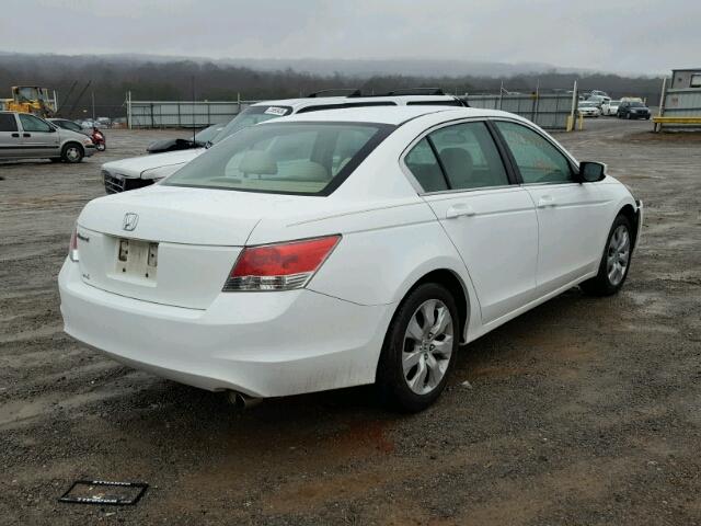 1HGCP26799A193136 - 2009 HONDA ACCORD EX WHITE photo 4