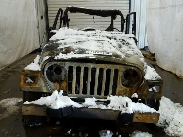 1J4FA49S9YP753865 - 2000 JEEP WRANGLER / BURN photo 10