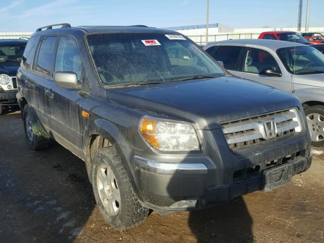 2HKYF18467H520764 - 2007 HONDA PILOT EX GRAY photo 1