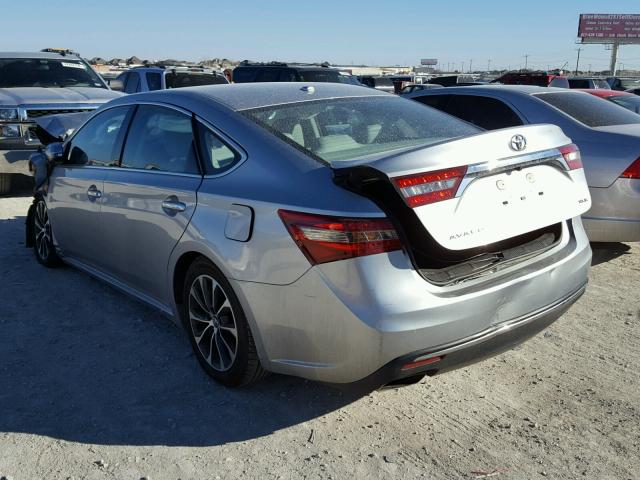 4T1BK1EBXGU210770 - 2016 TOYOTA AVALON XLE SILVER photo 3