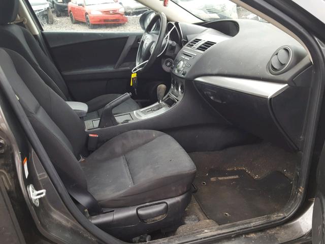 JM1BL1SG4A1327092 - 2010 MAZDA 3 I GRAY photo 5