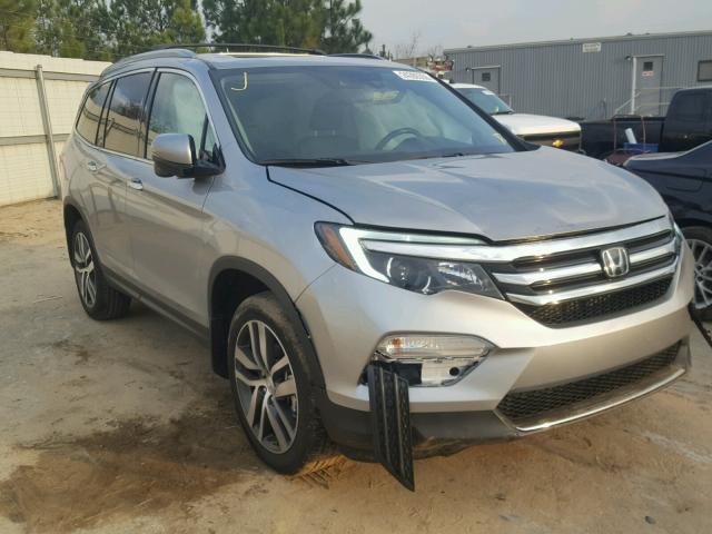 5FNYF5H93HB022248 - 2017 HONDA PILOT TOUR SILVER photo 1