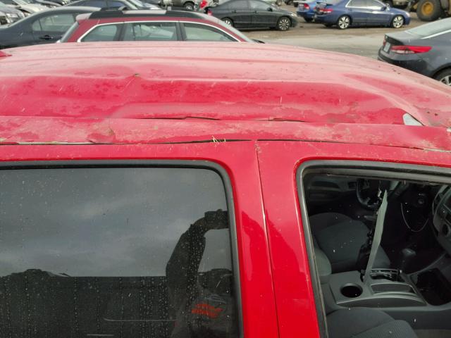 5TELU42N48Z489824 - 2008 TOYOTA TACOMA DOU RED photo 9