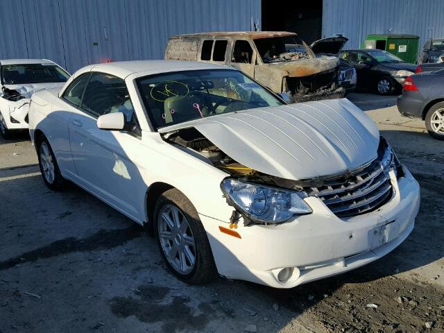 1C3LC55R68N171539 - 2008 CHRYSLER SEBRING TO WHITE photo 1