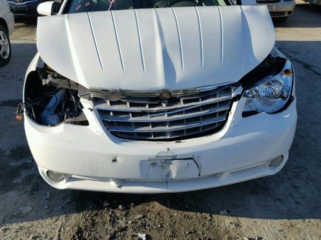 1C3LC55R68N171539 - 2008 CHRYSLER SEBRING TO WHITE photo 7