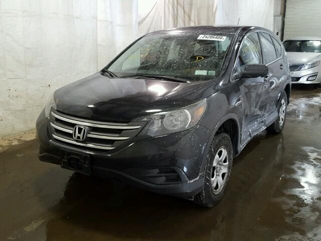 2HKRM4H34DH657684 - 2013 HONDA CR-V LX BLACK photo 2