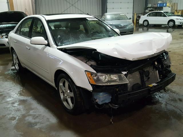 5NPEU46F56H086690 - 2006 HYUNDAI SONATA GLS WHITE photo 1