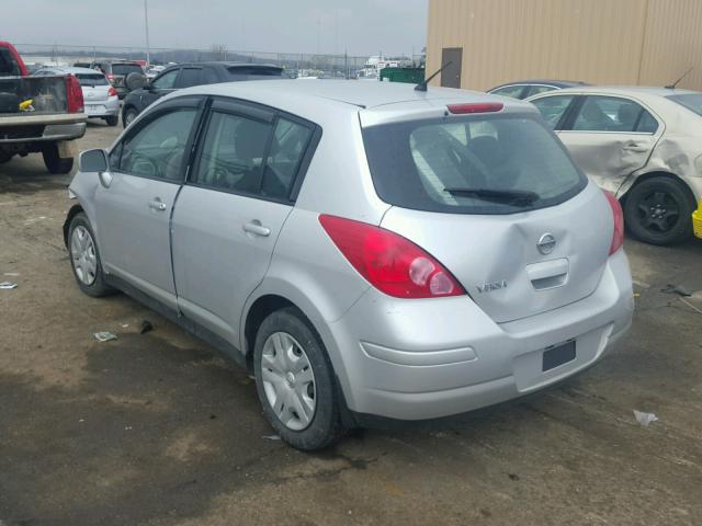 3N1BC1CP4BL373131 - 2011 NISSAN VERSA S SILVER photo 3