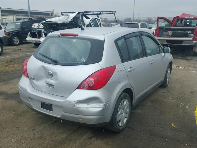 3N1BC1CP4BL373131 - 2011 NISSAN VERSA S SILVER photo 4