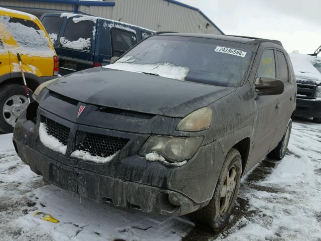 3G7DA03E82S595325 - 2002 PONTIAC AZTEK BLACK photo 2