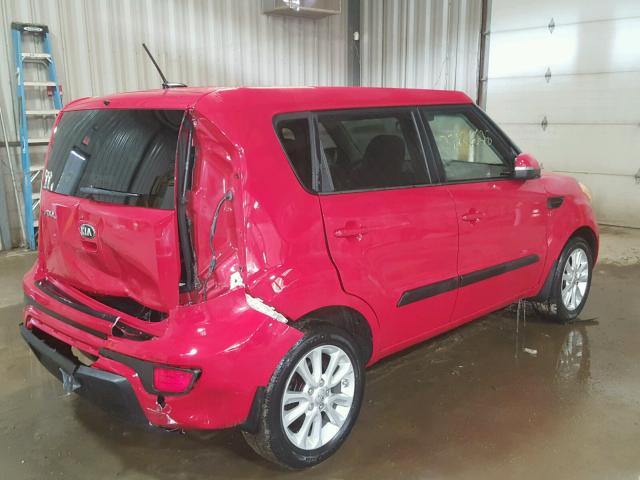 KNDJT2A66D7618334 - 2013 KIA SOUL + RED photo 4