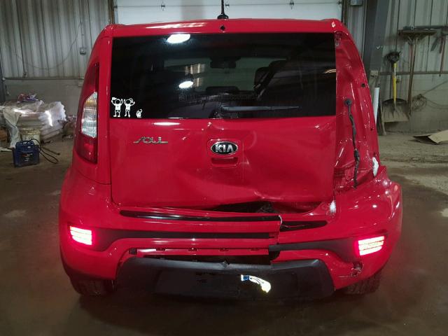 KNDJT2A66D7618334 - 2013 KIA SOUL + RED photo 9