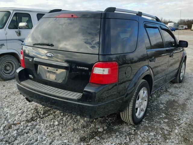 1FMZK06155GA73229 - 2005 FORD FREESTYLE BLACK photo 4