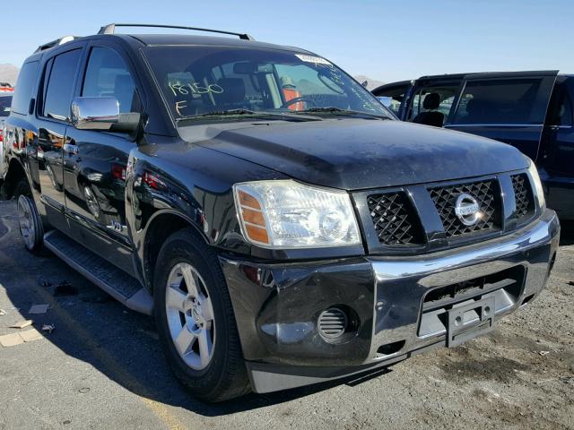 5N1AA08A56N702997 - 2006 NISSAN ARMADA SE BLACK photo 1