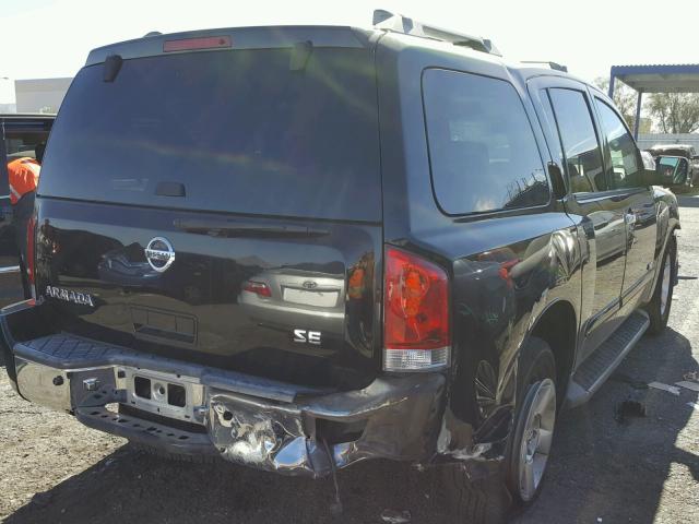 5N1AA08A56N702997 - 2006 NISSAN ARMADA SE BLACK photo 4