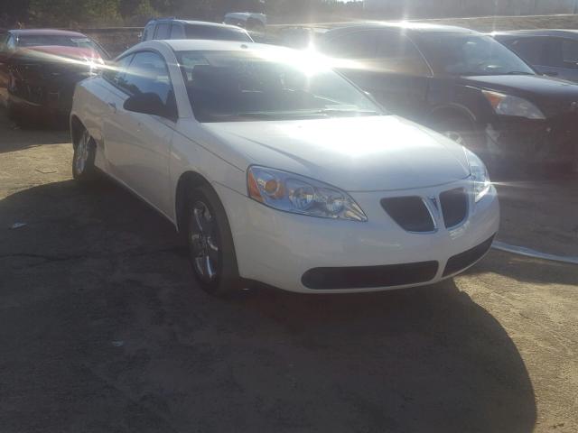 1G2ZH18N174266253 - 2007 PONTIAC G6 GT WHITE photo 1