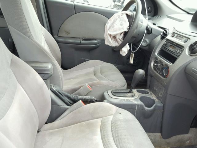 1G8AJ52F04Z104001 - 2004 SATURN ION LEVEL ვერცხლისფერი ფოტო 5