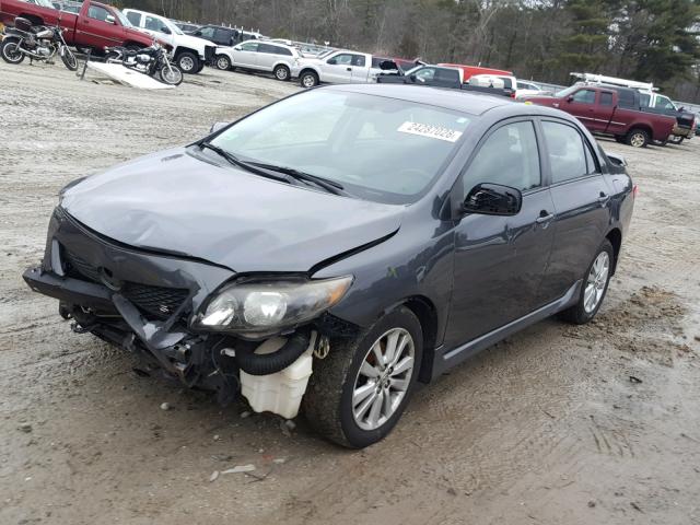 2T1BU40E49C156609 - 2009 TOYOTA COROLLA BA CHARCOAL photo 2