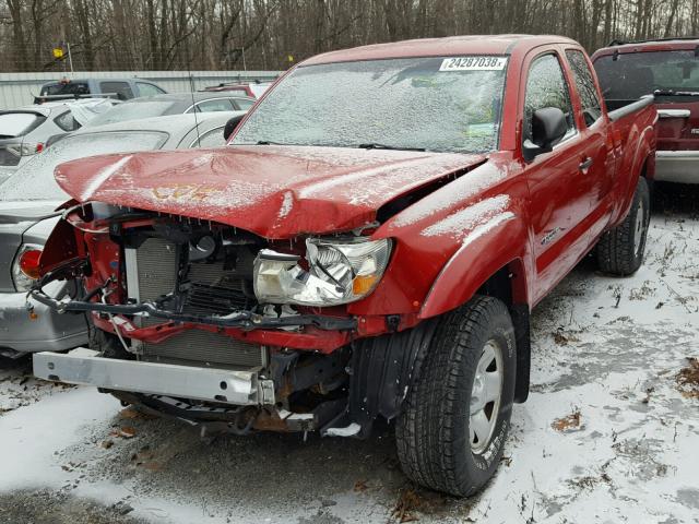 5TEUU4ENXAZ728105 - 2010 TOYOTA TACOMA ACC RED photo 2