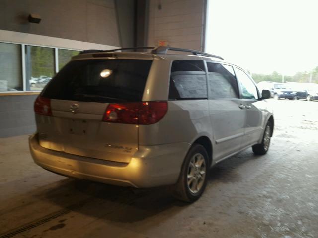 5TDBA22CX6S070846 - 2006 TOYOTA SIENNA XLE SILVER photo 4