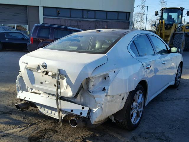 1N4AA5AP5EC912189 - 2014 NISSAN MAXIMA S WHITE photo 4