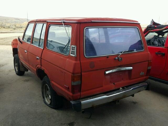 JT3FJ60G0D0062399 - 1983 TOYOTA LAND CRUIS RED photo 3