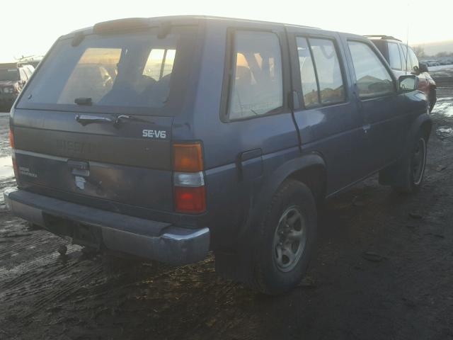 JN8HD17Y1PW127635 - 1993 NISSAN PATHFINDER BLUE photo 4