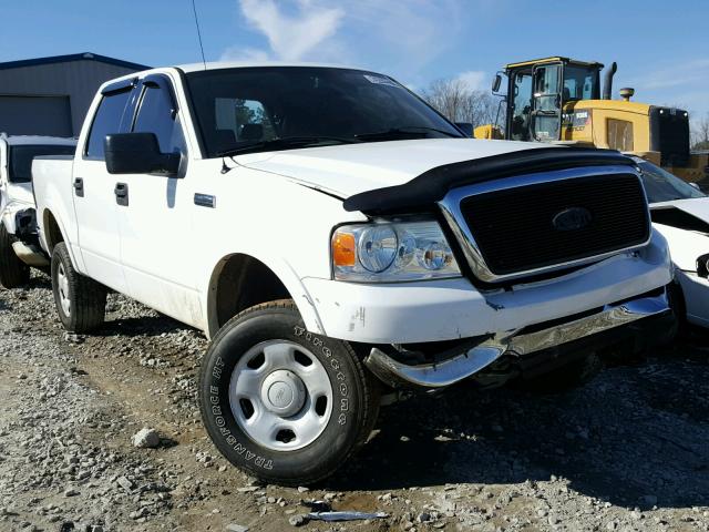 1FTPW14544KC32846 - 2004 FORD F150 SUPER WHITE photo 1