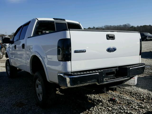 1FTPW14544KC32846 - 2004 FORD F150 SUPER WHITE photo 3