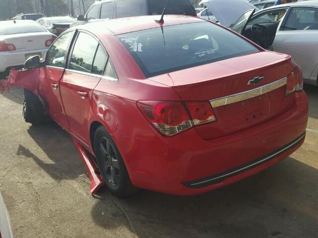 1G1PD5SB5E7137960 - 2014 CHEVROLET CRUZE LT RED photo 3