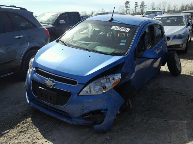 KL8CB6S90DC587979 - 2013 CHEVROLET SPARK LS BLUE photo 2