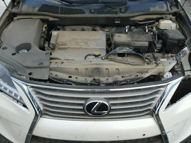 2T2ZK1BA1FC150125 - 2015 LEXUS RX 350 WHITE photo 7