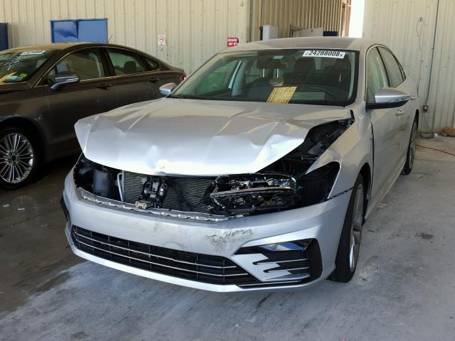 1VWDT7A35HC023825 - 2017 VOLKSWAGEN PASSAT R-L SILVER photo 2