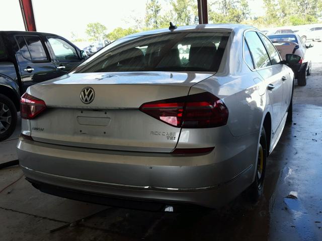 1VWDT7A35HC023825 - 2017 VOLKSWAGEN PASSAT R-L SILVER photo 4