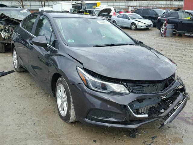 1G1BE5SM1H7249572 - 2017 CHEVROLET CRUZE LT GRAY photo 1