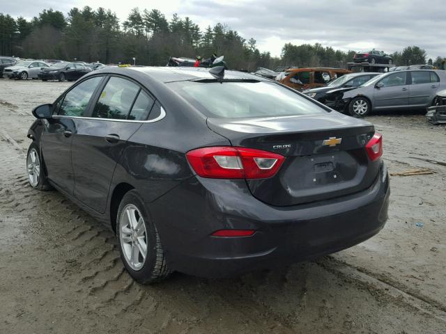 1G1BE5SM1H7249572 - 2017 CHEVROLET CRUZE LT GRAY photo 3