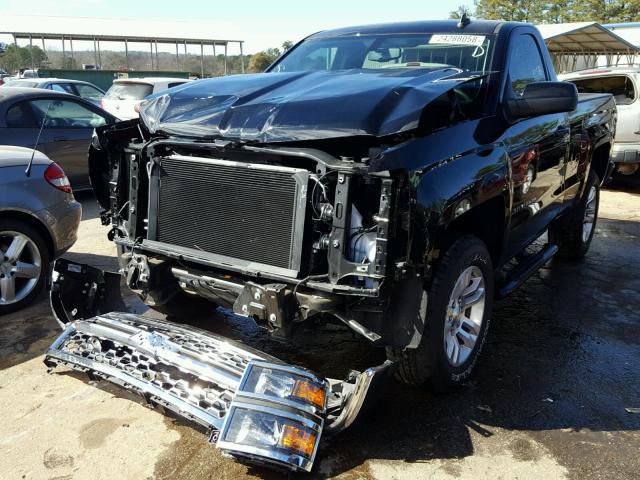 1GCNCREC4EZ224377 - 2014 CHEVROLET SILVERADO BLACK photo 2