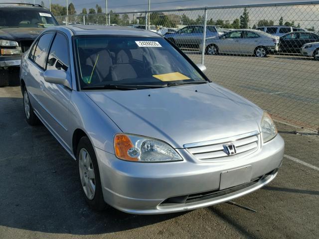 2HGES26792H596354 - 2002 HONDA CIVIC EX SILVER photo 1