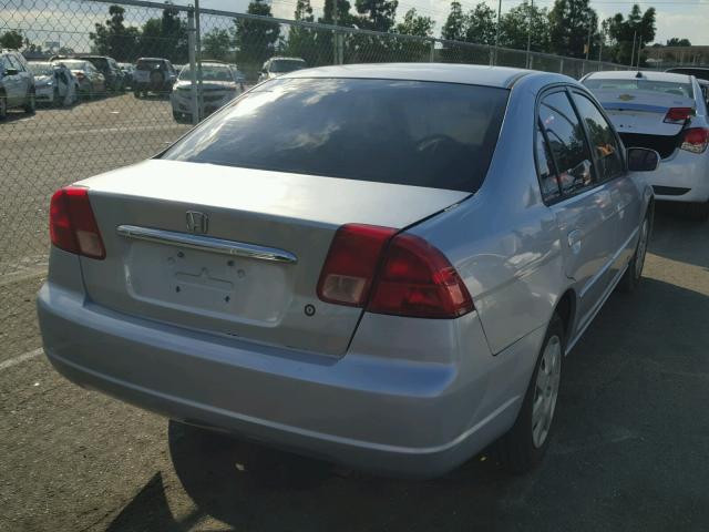 2HGES26792H596354 - 2002 HONDA CIVIC EX ვერცხლისფერი ფოტო 4