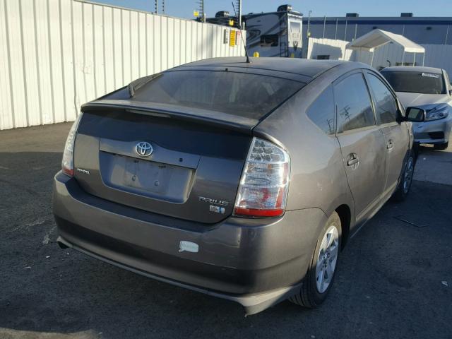 JTDKB20U063181917 - 2006 TOYOTA PRIUS GRAY photo 4