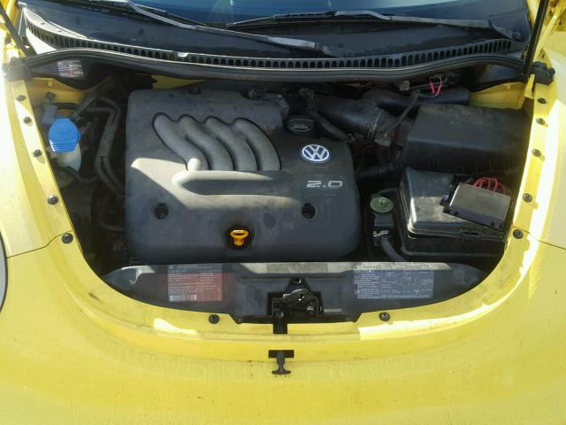 3VWCC21C4XM424522 - 1999 VOLKSWAGEN NEW BEETLE 黄色 照片 7