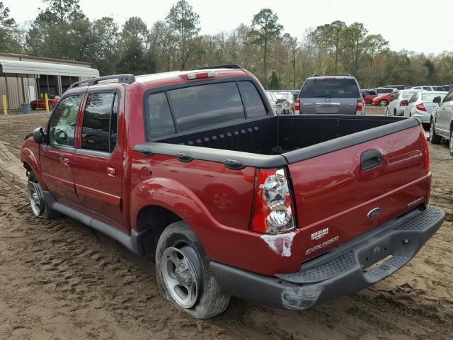 1FMZU67K45UB14617 - 2005 FORD EXPLORER S RED photo 3