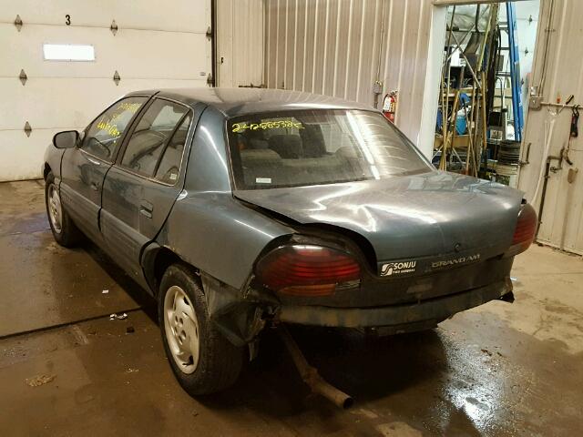 1G2NE52M6TM568131 - 1996 PONTIAC GRAND AM S BLUE photo 3