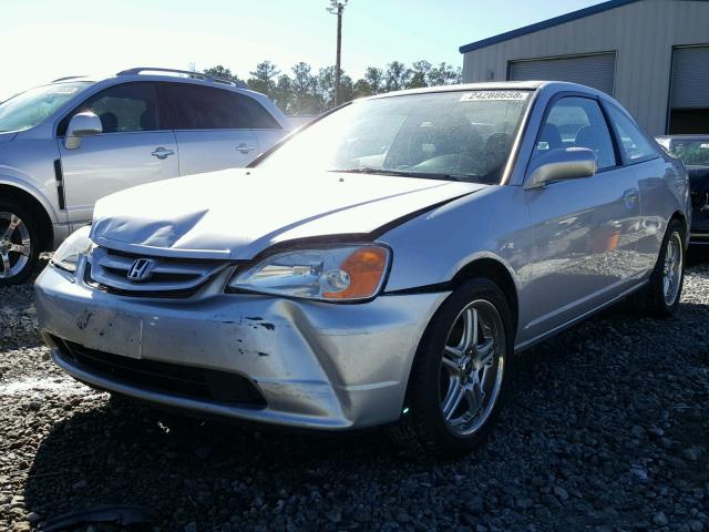 1HGEM22923L046192 - 2003 HONDA CIVIC EX ვერცხლისფერი ფოტო 2