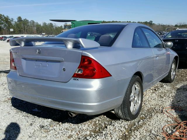1HGEM22923L046192 - 2003 HONDA CIVIC EX ვერცხლისფერი ფოტო 4